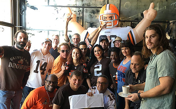 Los Angeles Cleveland Browns Backers St. Felix Hollywood